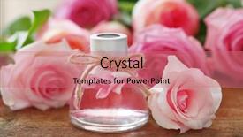  Presentation with essential oil - Cool new slides with essential oil with roses backdrop and a coral colored foreground