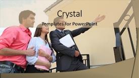  Presentation with estate - PPT theme having curly hairs by her car background and a light gray colored foreground