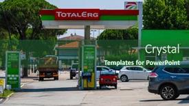  Presentation with petrol station - 