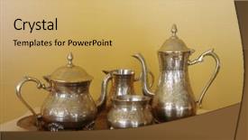  Presentation with close up shot - PPT layouts with estimate cost - close up shot background and a  colored foreground