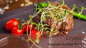  Presentation with tenderloin - Slides consisting of estonian-beef-tenderloin-steak-delicious background and a tawny brown colored foreground