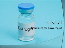 Estrogen Hormone Injection Vial PPT template 65 | CrystalGraphics