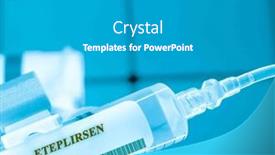  Presentation with gene - Theme consisting of eteplirsen-personalized-gene-therapy-syringe background and a light gray colored foreground