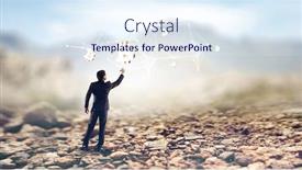  Presentation with crypto - Theme with ethereum-crypto-currency-sign-mixed background and a sky blue colored foreground