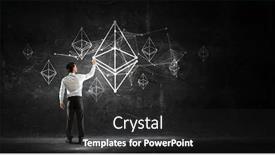  Presentation with crypto - Slides enhanced with ethereum-crypto-currency-sign-mixed background and a dark gray colored foreground