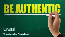  Presentation with authentic mexican street tacos - Cool new PPT theme with ethical leadership - be authentic backdrop and a forest green colored foreground