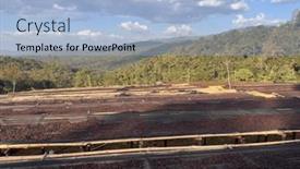  Presentation with beds - Theme with ethiopian-coffee-cherries-lying background and a light blue colored foreground