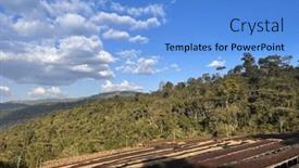  Presentation with ethiopia - Presentation design consisting of ethiopian-coffee-cherries-lying background and a  colored foreground