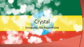  Presentation with ethiopia - Amazing theme having ethiopian culture - ethiopia flag backdrop and a blonde colored foreground