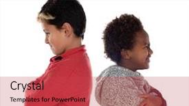  Presentation with ethiopian culture - Colorful PPT layouts enhanced with ethiopian culture - two angry brothers back backdrop and a red colored foreground