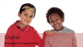  Presentation with ethiopian culture - Amazing presentation theme having ethiopian culture - two happy brothers isolated backdrop and a red colored foreground