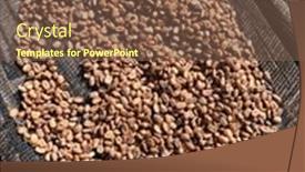  Presentation with ethiopia - Slide deck having ethiopian-dried-and-peel background and a tawny brown colored foreground