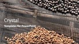  Presentation with ethiopia - Presentation with ethiopian-dried-and-peel background and a dark gray colored foreground