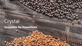  Presentation with ethiopia - Slide set featuring ethiopian-dried-and-peel background and a dark gray colored foreground