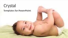  Presentation with infant - Cool new theme with ethnic babies - silly happy baby infant boy backdrop and a white colored foreground