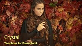  Presentation with black culture - Presentation having ethnic-culture-a-shaman-woman background and a wine colored foreground