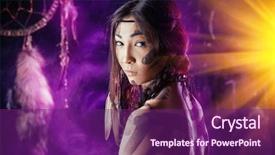  Presentation with indian history - Colorful theme enhanced with ethnicity and history art project backdrop and a violet colored foreground