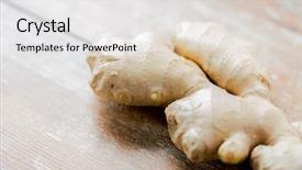  Presentation with food science - Colorful presentation design enhanced with ethno science culinary diet eco backdrop and a  colored foreground