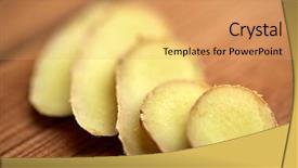  Presentation with food science - Slide deck enhanced with ethno science culinary diet eco background and a  colored foreground