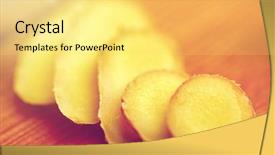  Presentation with food science - Slides featuring ethno science culinary diet eco background and a  colored foreground