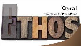  Presentation with color blocks - Amazing slides having ethos - culture concept - isolated text backdrop and a white colored foreground