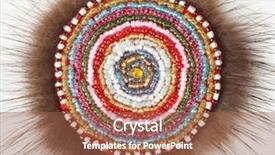  Presentation with spirits - Cool new presentation theme with ethos - khanty talisman which is believed backdrop and a red colored foreground