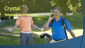  Presentation with cell - Cool new presentation theme with etiquette - talking on the cell phone backdrop and a tawny brown colored foreground