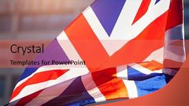  Presentation with brexit - Cool new PPT theme with eu - brexit concept - uk economy backdrop and a coral colored foreground