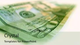  Presentation with asian american colors - Presentation theme enhanced with close-up from a leather object colour grass green with folds background and a forest green colored foreground