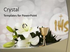 Eucharist Sacrament Of Communion Background PPT template 18 ...