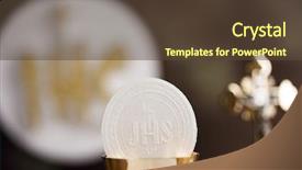  Presentation with sacrament - Slide set having eucharist sacrament of communion background background and a tawny brown colored foreground