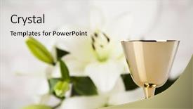  Presentation with sacrament confirmation - Presentation with eucharist sacrament of communion background background and a white colored foreground