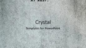  Presentation with rest - Cool new slides with eulogy - stone background with the inscription backdrop and a light gray colored foreground