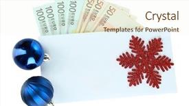  Presentation with scroll paper isolated on white - Amazing slide set having young couple engagement session in backdrop and a coral colored foreground