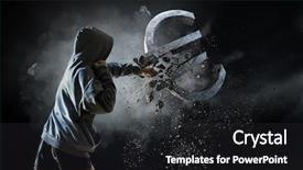  Presentation with concrete ready mix - Amazing slide deck having euro currecy fall mixed media backdrop and a dark gray colored foreground