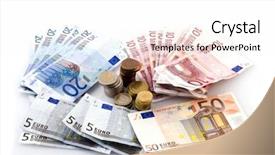 Presentation with pay - Presentation featuring euro-money-to-pay background and a white colored foreground