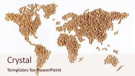  Presentation with america - Slides enhanced with europe america - world background and a lemonade colored foreground