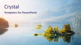  Presentation with water top view of amazon - Amazing PPT layouts having europe artistic picture beauty world backdrop and a sky blue colored foreground