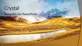  Presentation with world war 2 - Slides enhanced with europe high caucasus ridge warm background and a light blue colored foreground