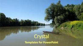  Presentation with croatia - Slide set with europe lonjsko polje in croatia background and a tawny brown colored foreground