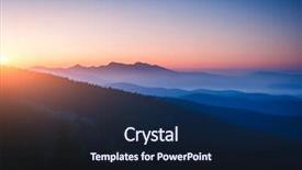  Presentation with remote - Colorful PPT theme enhanced with europe picture of wild area backdrop and a wine colored foreground