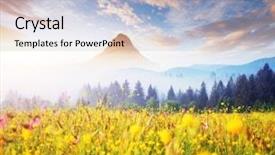  Presentation with farm - Amazing slide set having europe wonderful wallpaper creative collage backdrop and a light blue colored foreground