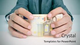  Presentation with music man in suit guitar - Colorful slide deck enhanced with euroepan comission - man in suit backdrop and a lemonade colored foreground