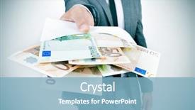  Presentation with gray - Presentation consisting of underground economy - young caucasian man wearing background and a light blue colored foreground