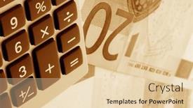  Presentation with european currency - 