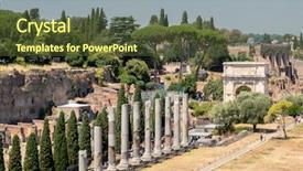  Presentation with ancient roman - Slide deck with european imperalism - arch of titus background and a tawny brown colored foreground