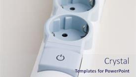  Presentation with power - Amazing slides having european-power-strip-outlets backdrop and a lemonade colored foreground