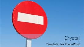  Presentation with traffic - Theme having european-sign-indicating-traffic-direction background and a  colored foreground