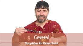  Presentation with chinese traditional - Cool new PPT theme with europeans in traditional chinese attire eating rice from a wooden bowl backdrop and a coral colored foreground