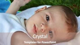  Presentation with baptism baby boy - Colorful slide deck enhanced with europien born - beautiful and happy outdoor baby backdrop and a coral colored foreground